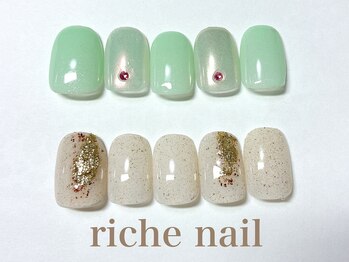 リッシュネイル 新百合ヶ丘店(riche nail)/シンプルアートコース