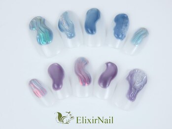 エリクサーネイル 西武新宿(Elixir Nail)/定額c やり放題/クーポン使用