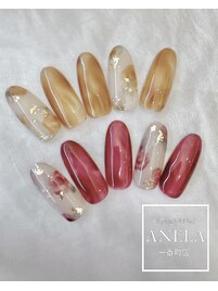 花柄ネイルデザイン