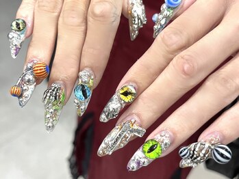 べべ バイ クレオ(bebe by Ｃleo)の写真/【個性派・海外風・モードネイル★】長さ・形・デザイン全てにおいてハイクオリティなサービスをご提供。