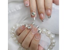 レディスペネイル ノウラ 名駅店(Redispe nail NouRa)/ちゅるちゅるガラスフレンチ