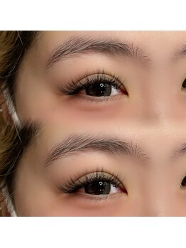 ヘアーアンドブライダル トラスト(Hair&Bridal Trust)の写真/【自まつ毛が少ない/細いとお悩みの方に！】ボリュームラッシュで華やかなお目元に☆メイクの時短にも◎