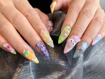 ヒガシネイル(Higashi Nail)/可愛いキャラクターネイル
