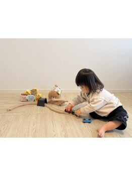 お子様同伴OKのサロン