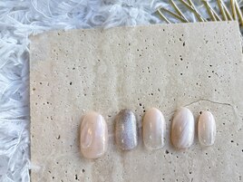 冬のニュアンスマーブル♪