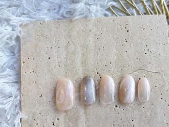 冬のニュアンスマーブル♪