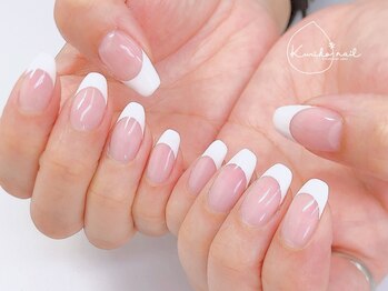 クリコネイル(kuriko nail)/王道白フレンチ