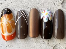 フリークネイル(FREAK Nail)/オランジェバレンタイン ¥13500