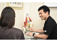 ライフバランスカイロプラクティック 松戸/お身体の状態を説明いたします。