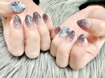 ネイルサロン K/ぷっくりフラワーネイル