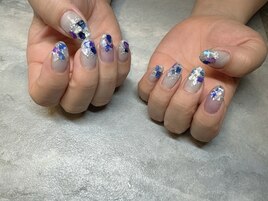 紫陽花ネイル☆