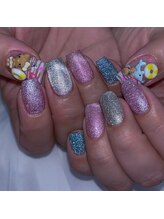 ホランイネイル(HORANGI NAIL)/フリーアートM＋有料パーツ