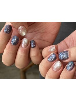 ショートネイルデザインが豊富