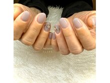 シンプルネイルコース　\6.100