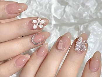 センスネイル 池袋店(Sense Nail)/ちゅるん透明感ネイル