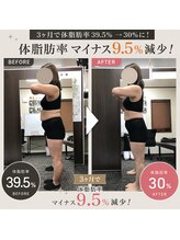 はま美容整体院/50代女性　３ヶ月頑張り！