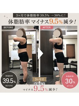 はま美容整体院/50代女性 3ヶ月頑張り!