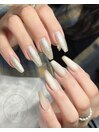 マグネット×ラメ