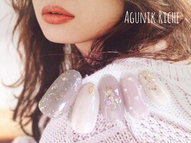 【押し花ネイル】