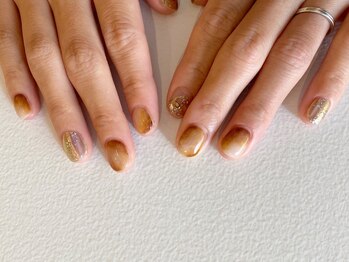 ネイルズ ララ(nails Lala)/秋ネイル。