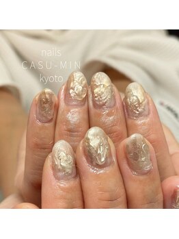 ネイルズ カスミン(nails CASU-MIN)/ツヤ消し仕上げ♪