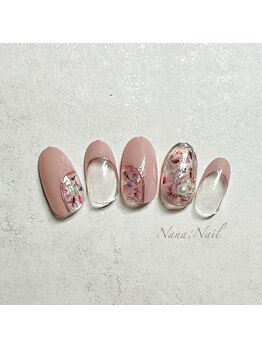ナナネイル(Nana.Nail)/上品ベージュピンク