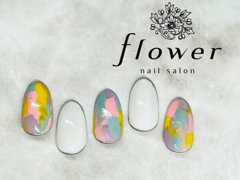 フラワーネイルサロン(flower)/定額デザイン　¥8,500