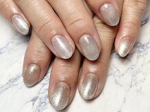 ヘアーアンドネイル ルシア(Hair&Nail Lucia)/シルバー系マグネットネイル！