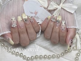 黄色ネイル☆