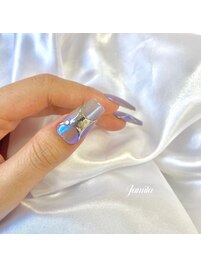 限定感たっぷりクールネイル