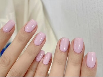 ミラージュネイル(Mirage Nail)の写真/オフィスネイルに◎【オフ込みワンカラー¥4500】肌馴染みの良いヌーディーカラーネイルのサンプルをご用意