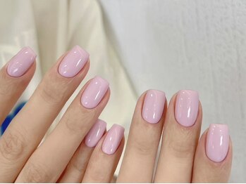 ミラージュネイル(Mirage Nail)の写真/オフィスネイルに◎【オフ込みワンカラー¥4500】肌馴染みの良いヌーディーカラーネイルのサンプルをご用意*