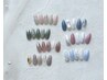 【ハンド】華やか★アート6本コース+ワンカラー(ケア込)￥7700