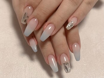 ひまりネイル(ひまりnail)/ワンホンネイル/チークネイル
