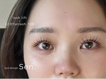 eye design Sen.【千/セン】まつげパーマ・LEDマツエク・眉毛【3月1日OPEN(予定)】/まつげパーマ×LEDマツエク