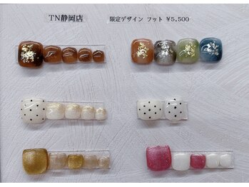 静岡店限定フットネイル★1