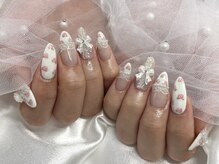 キキ(kiki)/薔薇×レースネイル