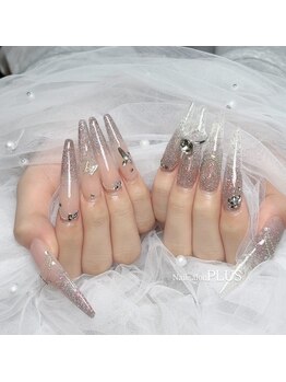 プラス(PLUS)の写真/爪の形や長さでお悩みの方にオススメ◎お得な付け放題メニューあり♪スカルプで理想の指先を実現!
