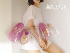 【フラワーネイル】