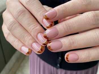 アールネイル(r.nail)/べっ甲フレンチ