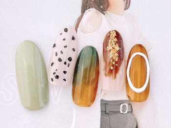 ネイルサロンフォーユー(for u)/ダルメシアンネイル￥6980