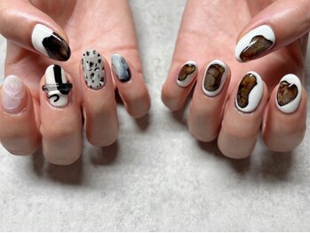 フィール(Feel)の写真/【円町駅徒歩3分】持ち込みデザインnailをするなら"Feel"へ♪再現性×アートセンスの高さが人気！