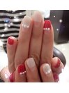 シンプルフレンチネイル