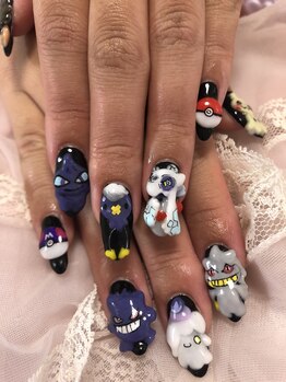 ネイルサロン パピリオ(Nail Salon papilio)/ポケモンネイル☆