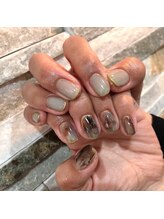 ネイルサロン ボンテ(Bonte)/アシンメトリーニュアンスネイル