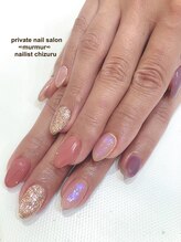 プライベート ネイルサロン マーマ(murmur)/キラキラ春ネイル