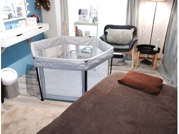 ミューク 自由が丘(mjuk)/赤ちゃんと一緒に受けられます