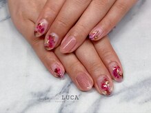 ネイルアトリエルカ(nail atelier LUCA)/M-274 ニュアンスパープルネイル
