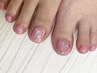 【口コミor次回予約でオフ無料】フットジェル＋アート2本☆7500円