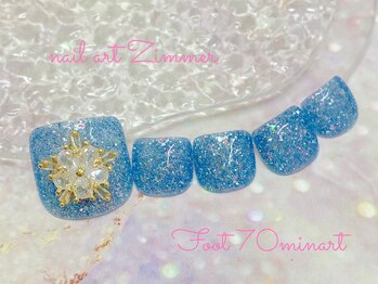 ネイルアート ジマー/フット◆70minart/パラジェル